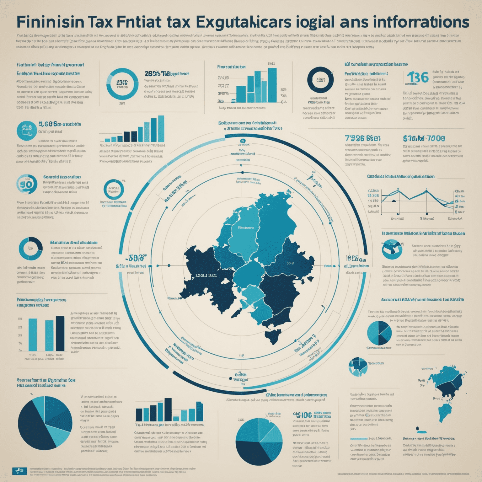 Infographic illustrating Finnish tax regulations and their implications for foreign investors